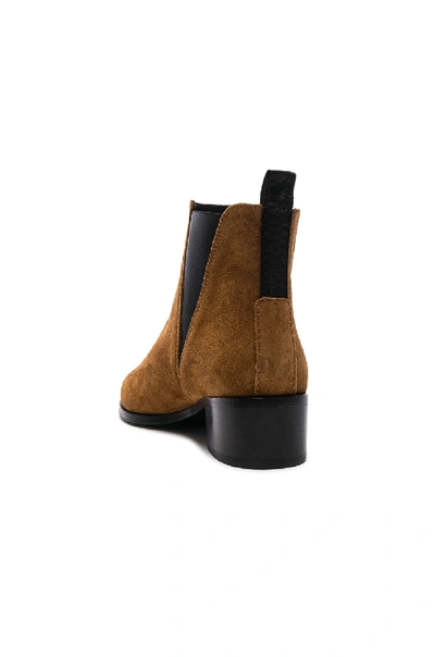 Shop Acne Studios Jensen Suede Boots In Brown