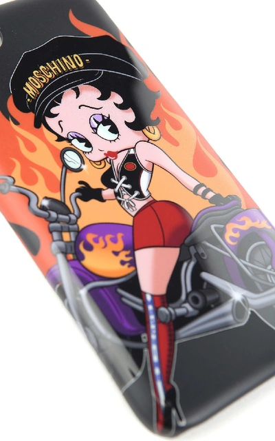 Shop Moschino Betty Boop Iphone Case In Multicolor
