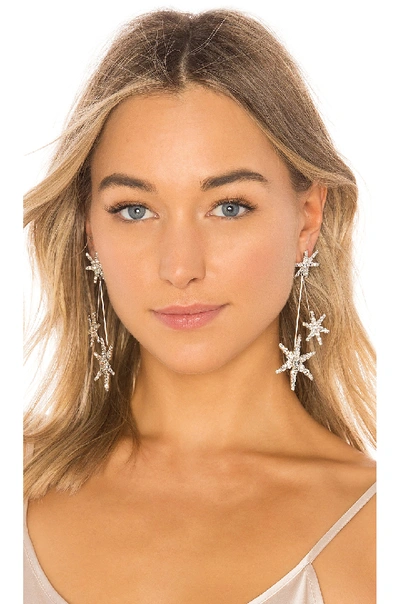 Shop Jennifer Behr Borealis Earrings In Crystal