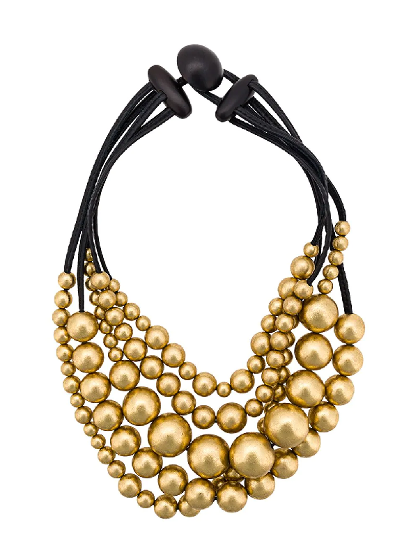 Monies Oversized Beads Necklace ModeSens