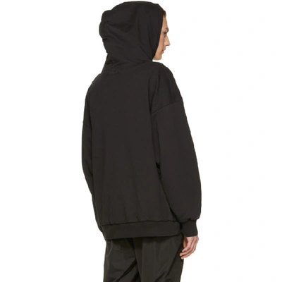 Shop Yeezy Black Las Virgenes Unified Double Layer Hoodie In Ash