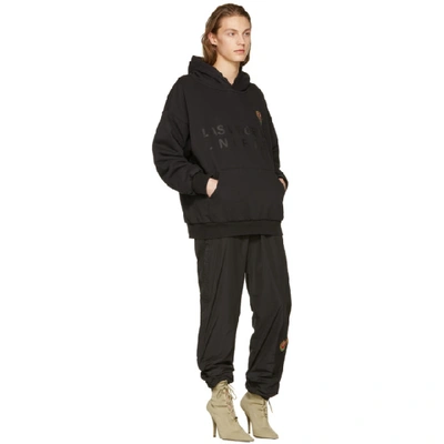 Shop Yeezy Black Las Virgenes Unified Double Layer Hoodie In Ash