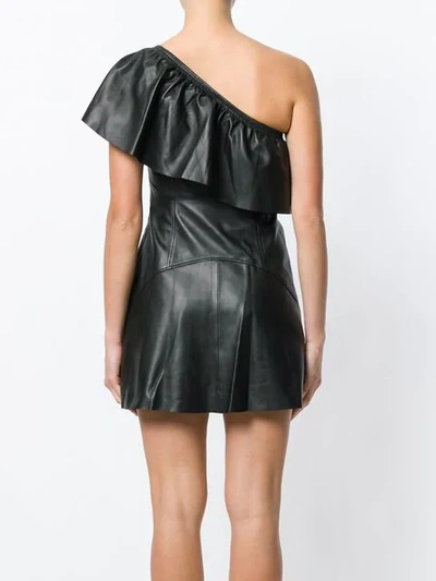Shop A.l.c One-shoulder Dress In Black