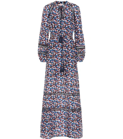 Shop Tory Burch Sonia Printed Maxi Dress In Multicoloured