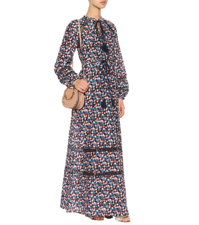 Shop Tory Burch Sonia Printed Maxi Dress In Multicoloured