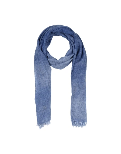 Shop Aragona Scarves In Pastel Blue