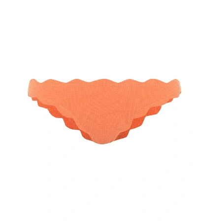 Shop Marysia Antibes Bikini Bottoms In Orange