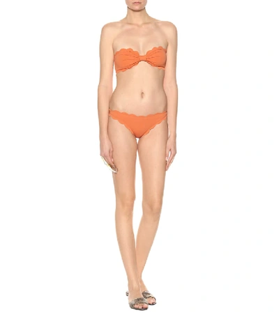 Shop Marysia Antibes Bikini Bottoms In Orange