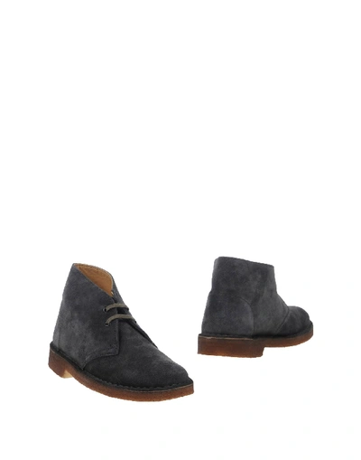 Shop Clarks Originals Ankle Boots In Lead