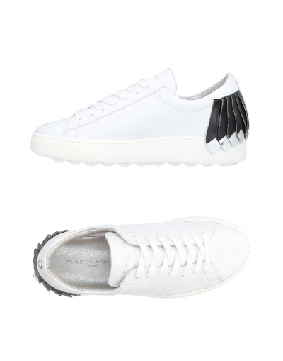 Shop Philippe Model Sneakers In White