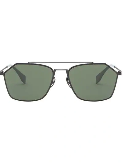 Shop Fendi Eyewear ' Air' Sonnenbrille - Grau