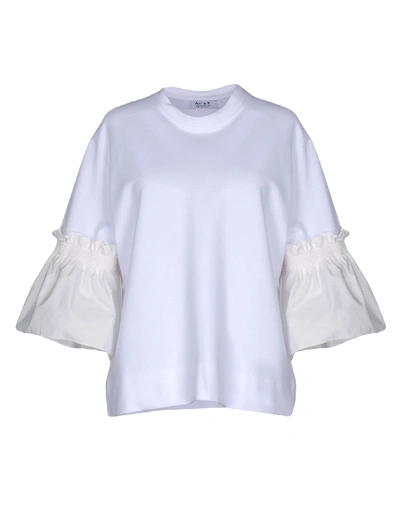 Shop Love Moschino Sweatshirt In White