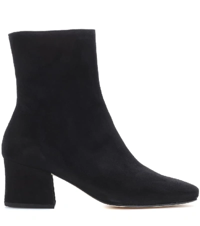 Dorateymur Sybil Leek Suede Ankle Boots In Black Suede | ModeSens