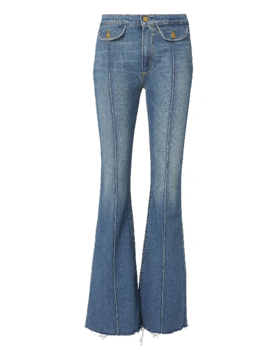 Shop Acynetic Roxy Seam Flare Jeans