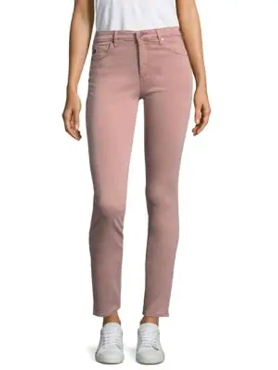 Shop Ag Prima Cigarette Skinny Jeans In Sulfur Misty Mauve