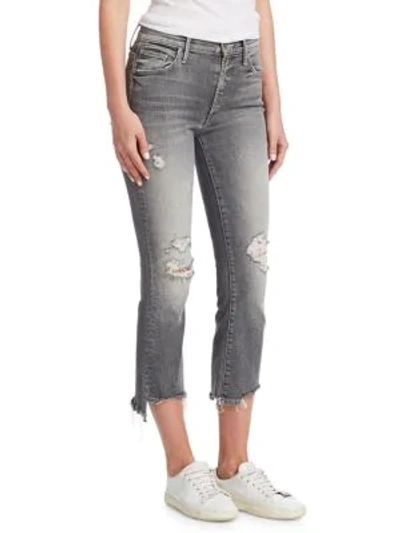Shop Mother The Insider Distressed Jeans In Scene Of The Crime