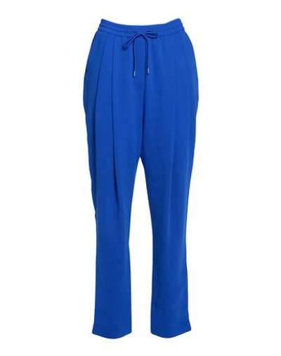 Shop Mcq By Alexander Mcqueen Casual Pants In Bright Blue