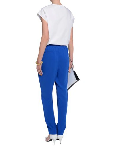 Shop Mcq By Alexander Mcqueen Casual Pants In Bright Blue