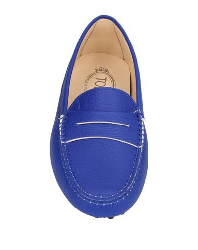 Shop Tod's Loafers In Blue