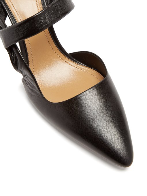 the row gala twist leather mules