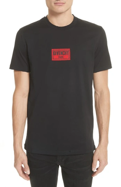 Shop Givenchy Boxing Logo T-shirt In Black