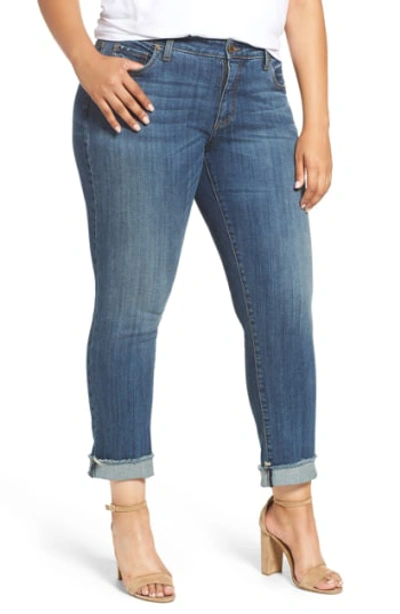 Shop Kut From The Kloth Stretch Roll Cuff Ankle Jeans In Valued