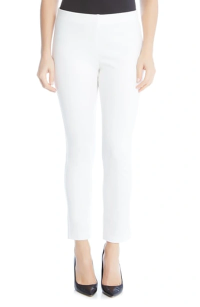 Shop Karen Kane Piper Skinny Ankle Pants In White