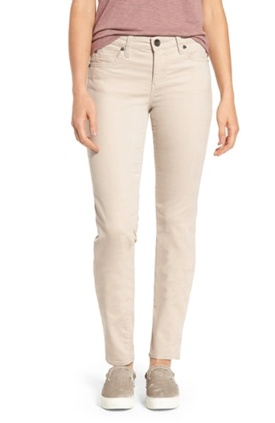 Shop Kut From The Kloth Diana Stretch Corduroy Skinny Pants In Light Tan
