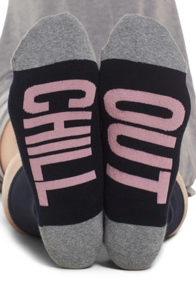 Shop Sockart Chill Out Crew Socks In Navy