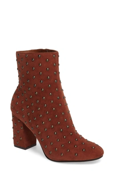 Shop Lucky Brand Wesson Ii Studded Bootie In Rye Suede