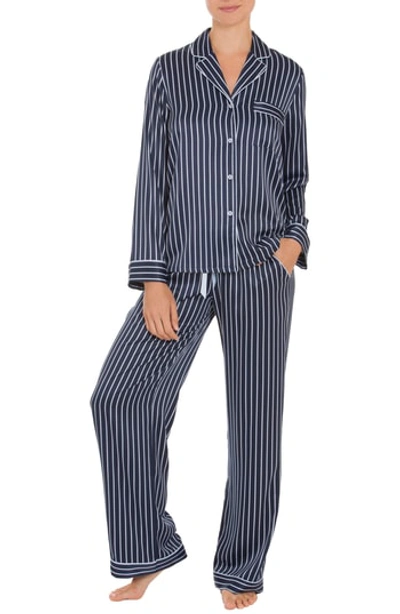 Shop In Bloom By Jonquil Pajamas In Navy Stripe