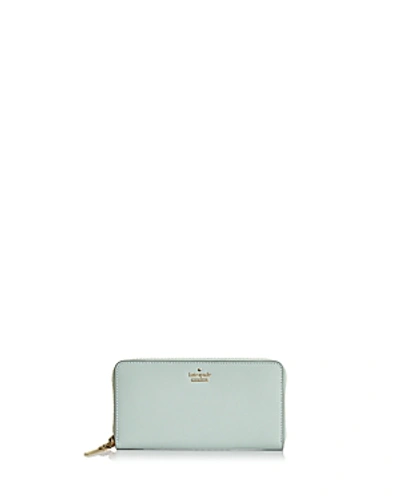 Shop Kate Spade New York Cameron Street Lacey Wallet In Misty Mint Green/gold