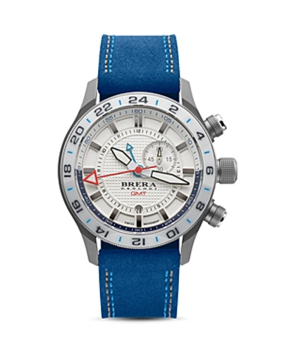 Shop Brera Orologi Eterno Watch, 43mm In White/blue