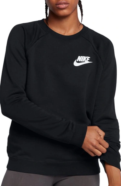 Shop Nike Sportswear Rally Sweatshirt In Black/ Black/ White