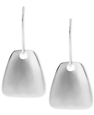 Shop Robert Lee Morris Soho Silver-tone Small Wedge Drop Earrings