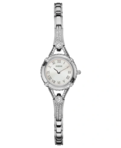 Guess Watch, Women's Silver Tone Bracelet 22mm U0135l1