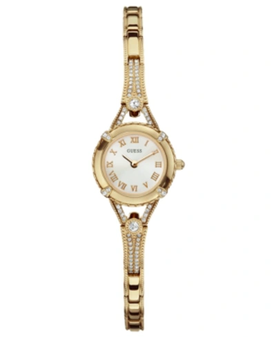 Guess Watch, Women's Gold Tone Bracelet 22mm U0135l2