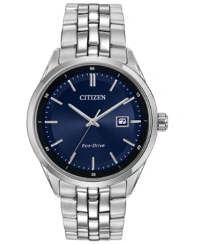 Shop Citizen Men's Eco-drive Stainless Steel Bracelet Watch 41mm Bm7251-53l