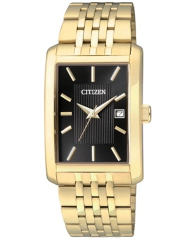 Shop Citizen Men's Gold-tone Stainless Steel Bracelet Watch 38mm Bh1673-50e In No Color