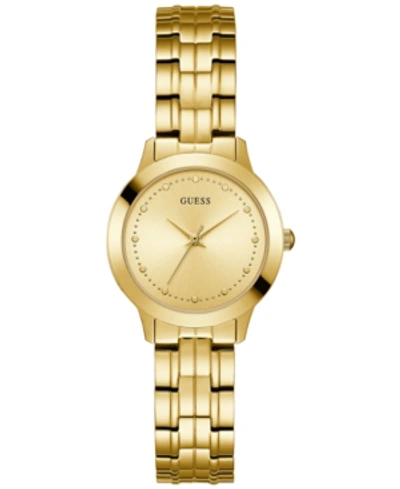 Shop Guess Women's Gold-tone Stainless Steel Bracelet Watch 30mm