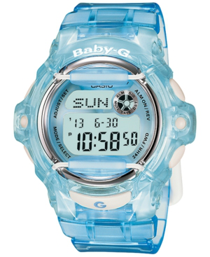 baby blue g shock watch