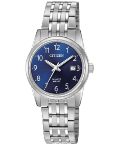 Shop Citizen Women's Stainless Steel Bracelet Watch 27mm In Silver