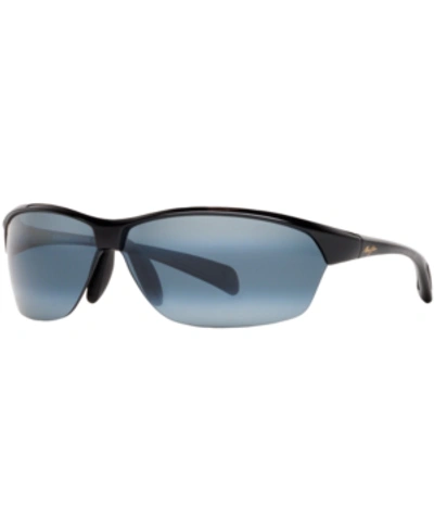 Shop Maui Jim Polarized Hot Sands Polarized Sunglasses, Mj000384 In Black/grey