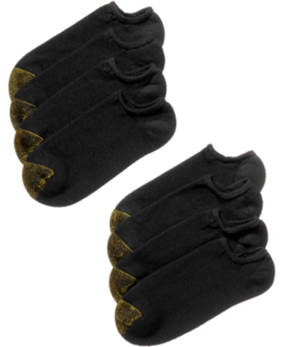 Shop Gold Toe Men's 8-pack Athletic No-show Socks In Black