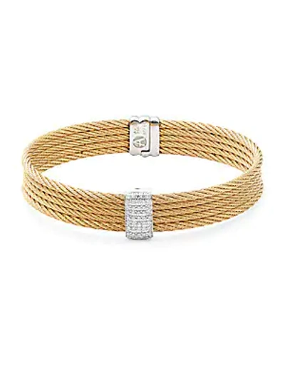 Shop Alor 18k Gold & Stainless Steel Bangle Bracelet