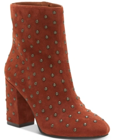Shop Lucky Brand Women's Wesson Studded Booties Women's Shoes In Rye