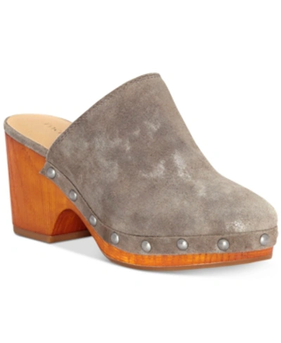 Shop Lucky Brand Women's Yeats Mules Women's Shoes In Frost