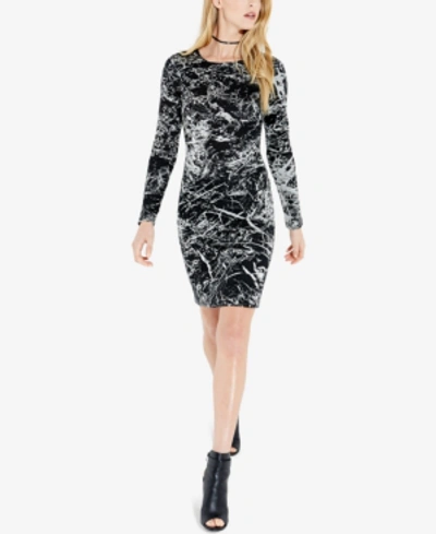 Shop Karen Kane Printed Bodycon Dress In Black