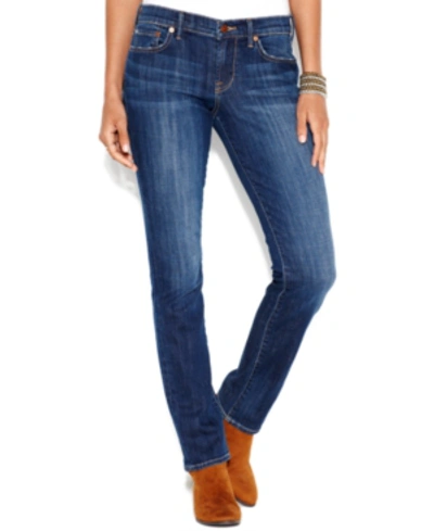 Shop Lucky Brand Women's Sweet Straight Leg Jeans In Tanzanite