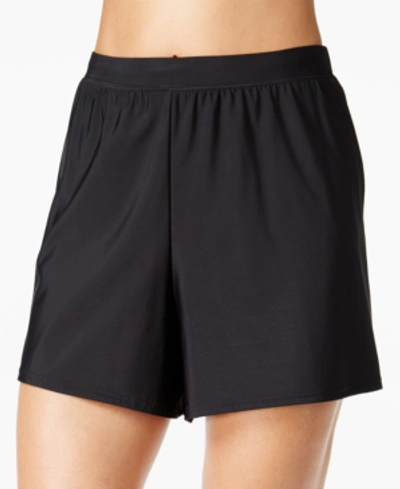 Shop Miraclesuit Allover Slimming Swim Shorts In Black